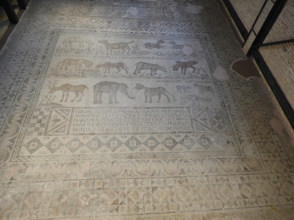 Very nice mosaic from a Roman house.