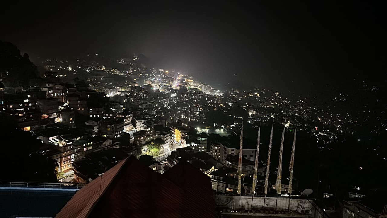 Gangtok City in winters