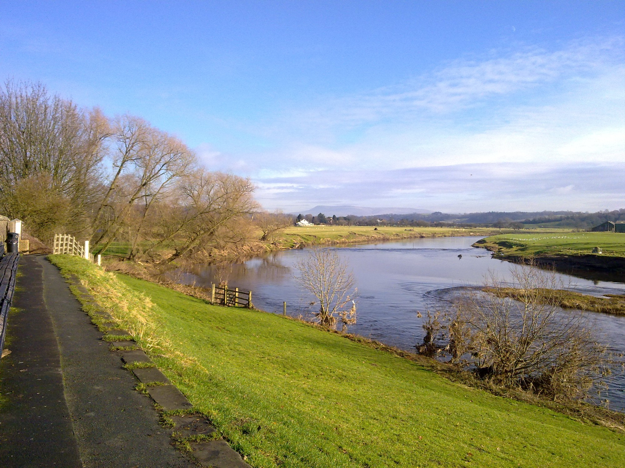The River Ribble at RIBCHESTER