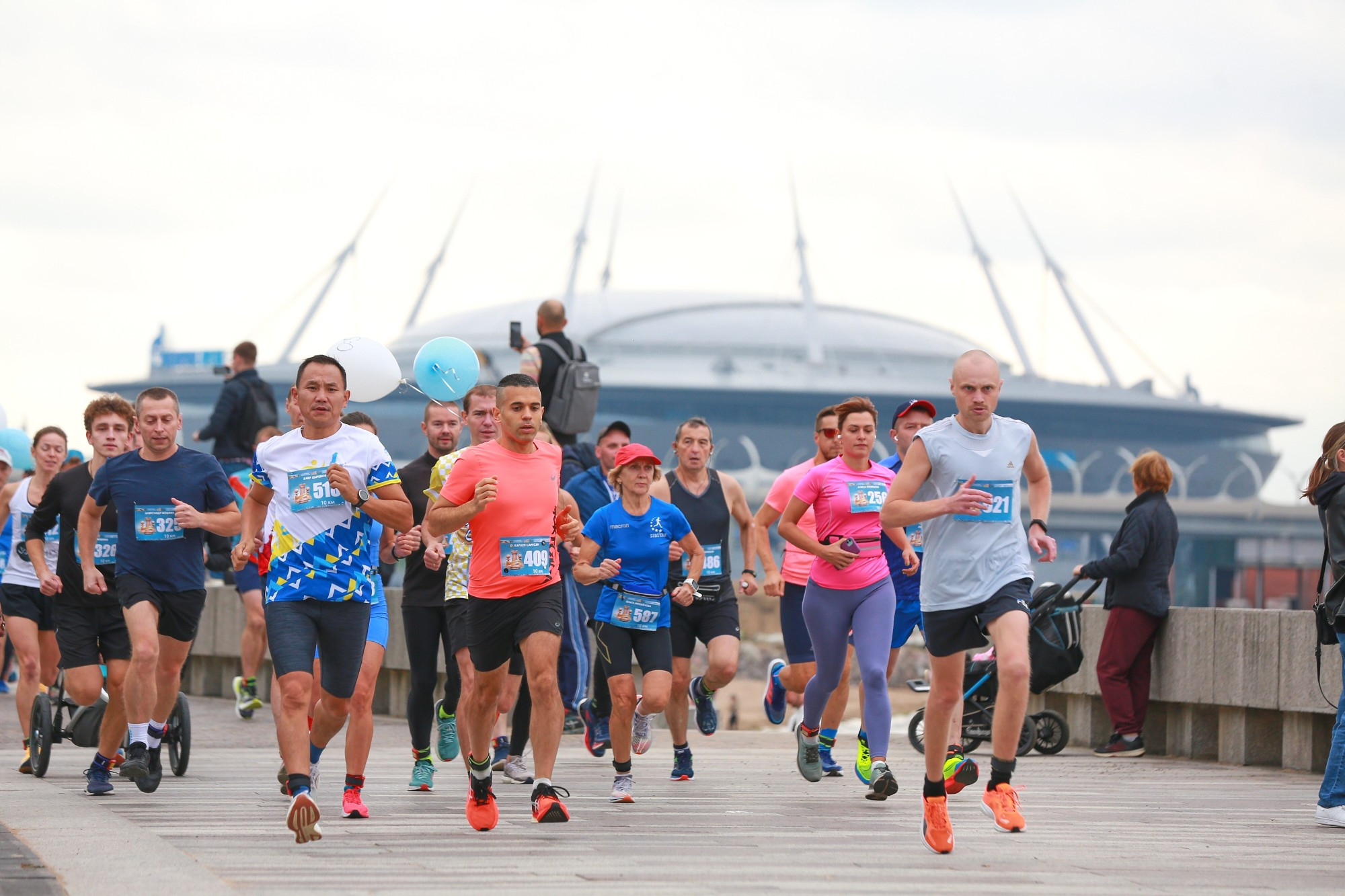 Старт на 10 км, Балтийский марафон 2023