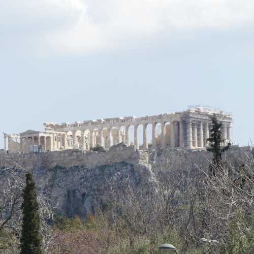 Acropolis view from Kerameikos, Athens