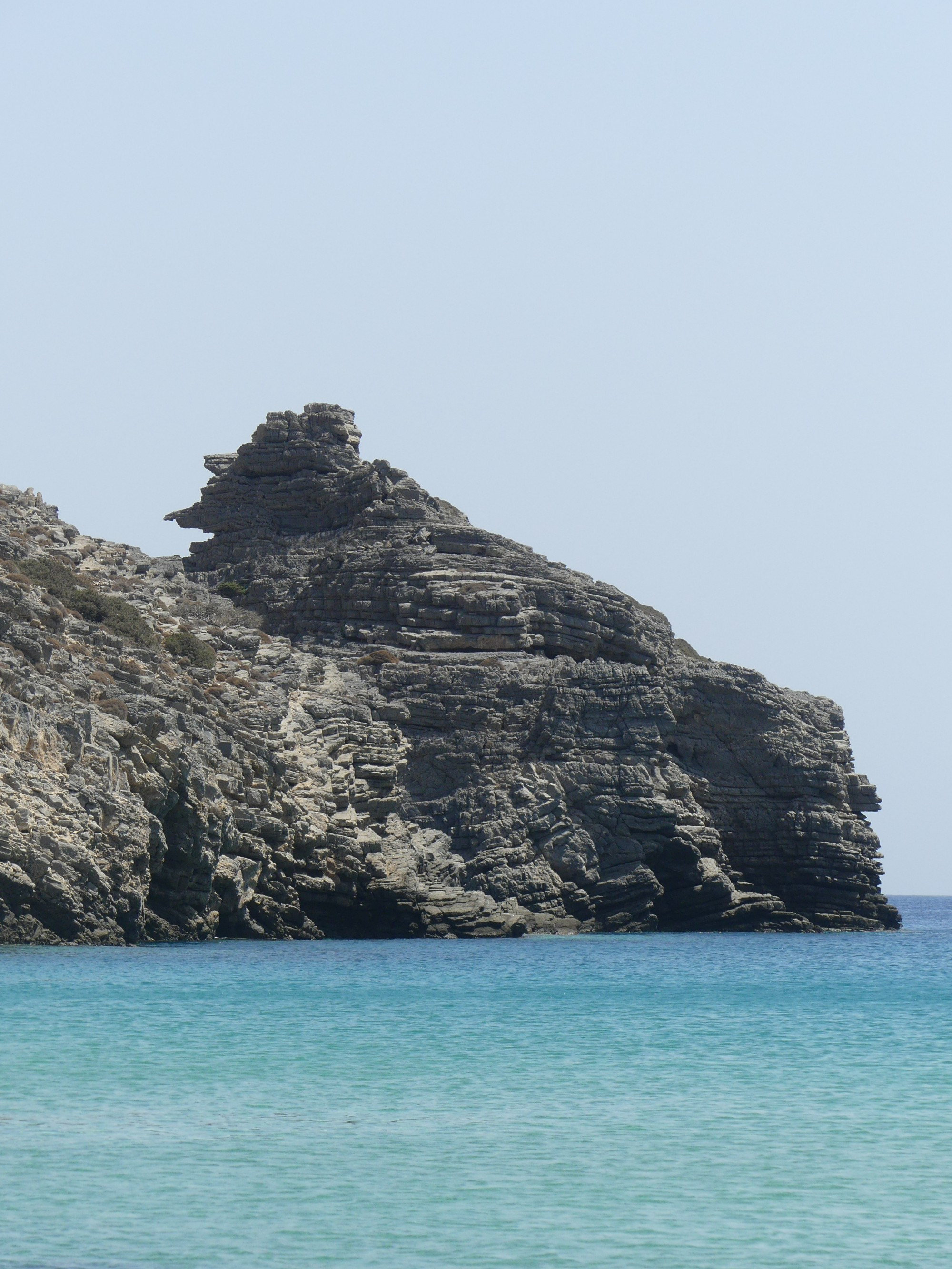 Helatros beach in island of Kasos