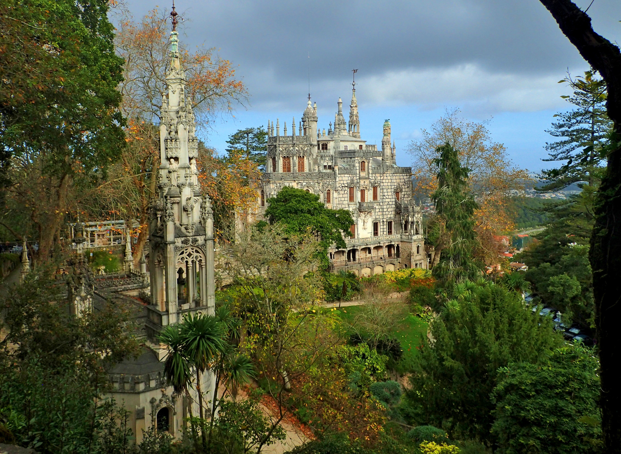 18th Century Rigaleira Palace built in the Romantic Style in Sintra, Portugal