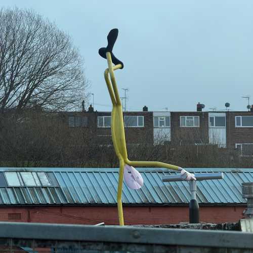 Figure on roof Waterside Business Park, United Kingdom