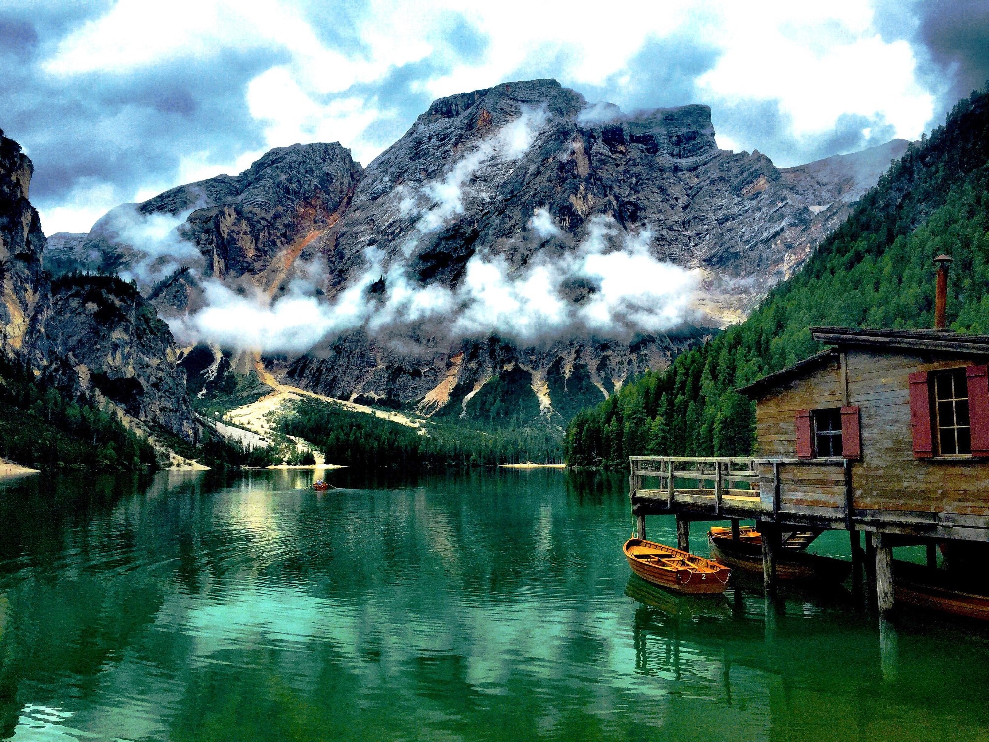 Озеро Брайес, Италия 