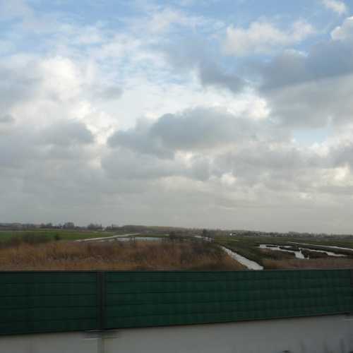 Windmills in the Kinderdijk area, Netherlands