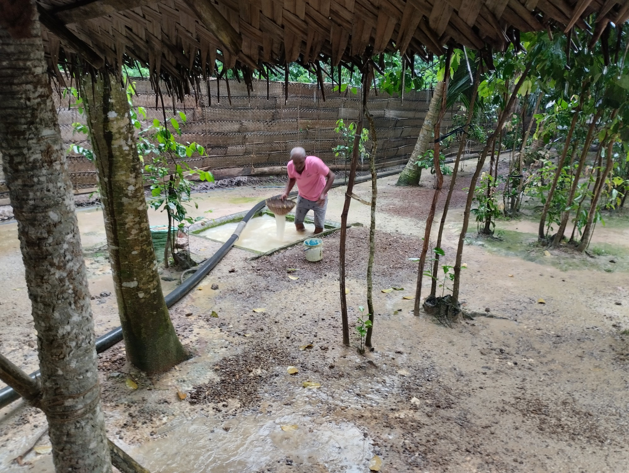 Шахта по добыче лунного камня в Митийягода, Sri Lanka