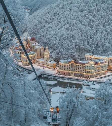 Олимпийская деревня в курорте "Роза Хутор", Russia