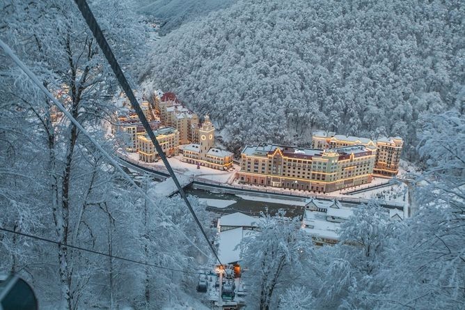 Олимпийская деревня в курорте 