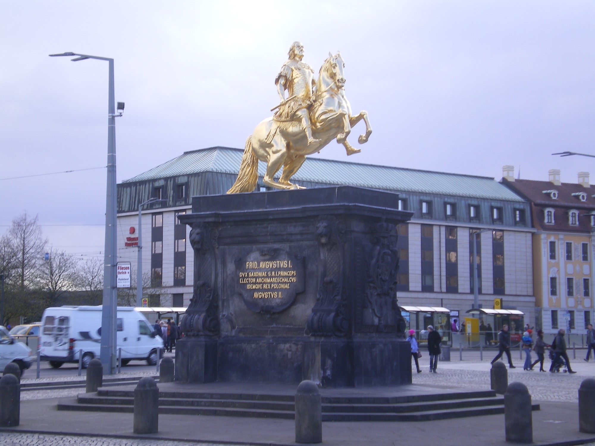 Золотой всадник в Дрездене