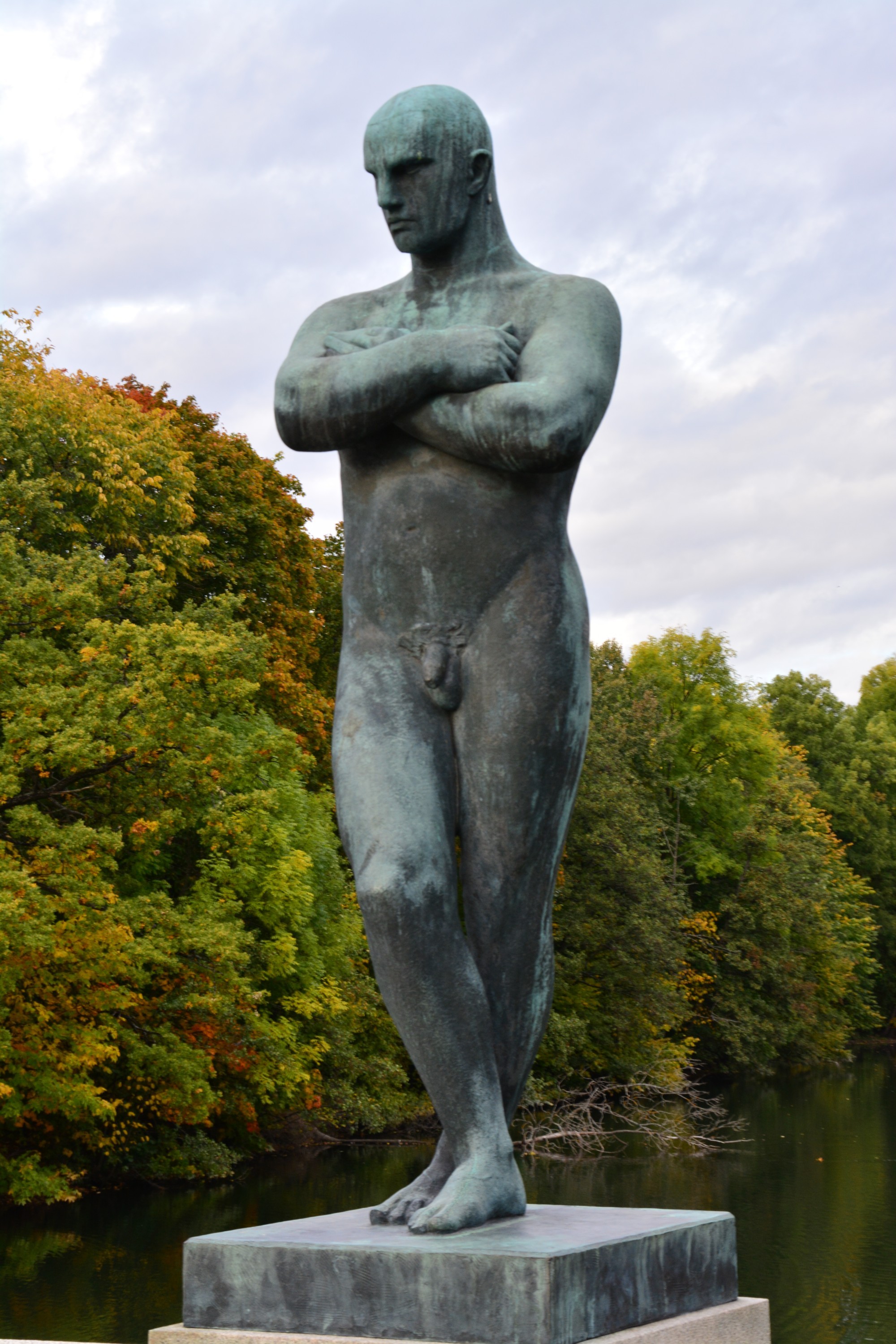 Парк скульптур вигеланда норвегия