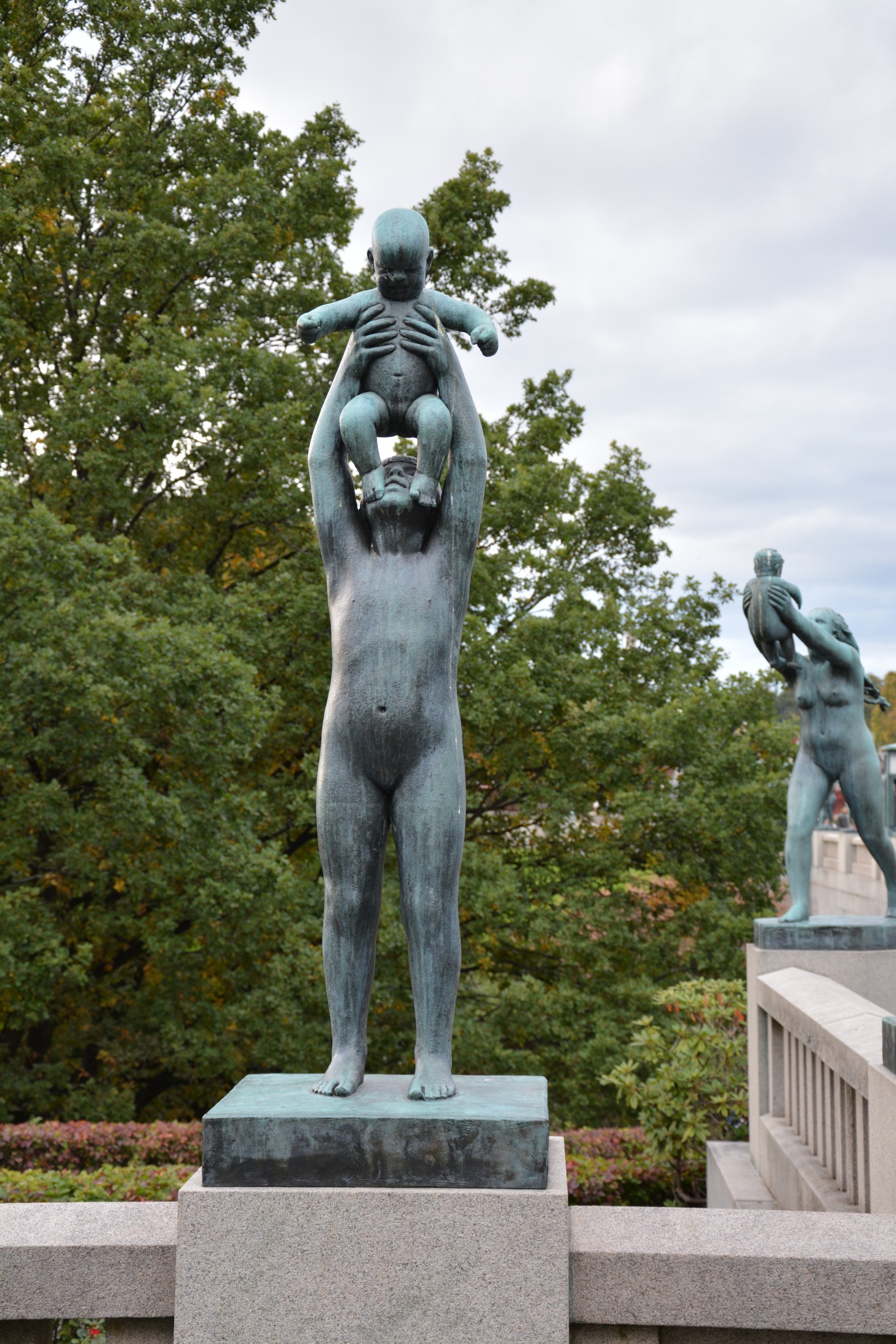 Норвегия парк скульптур вигеланд