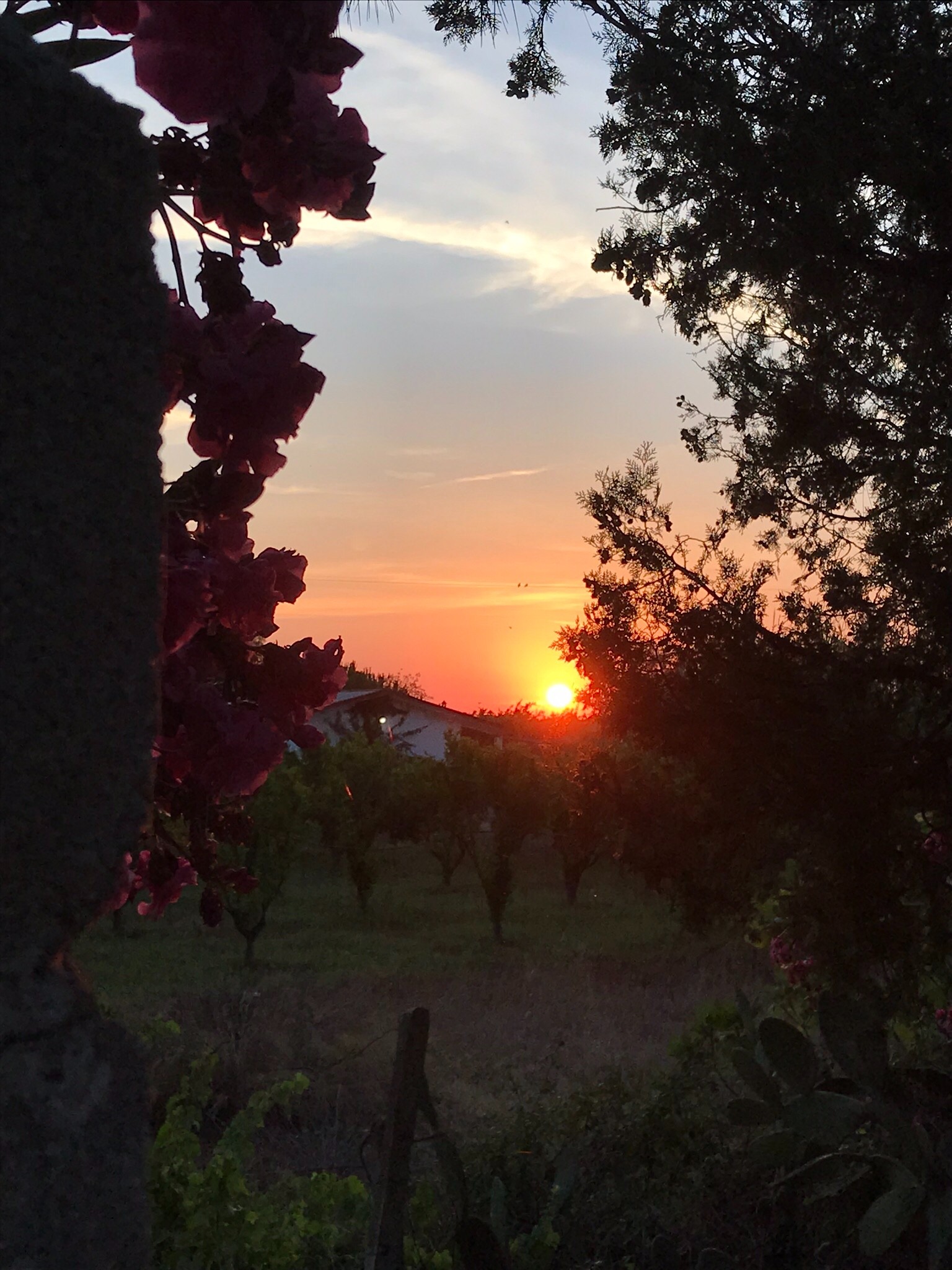 Закат на Сардинии 