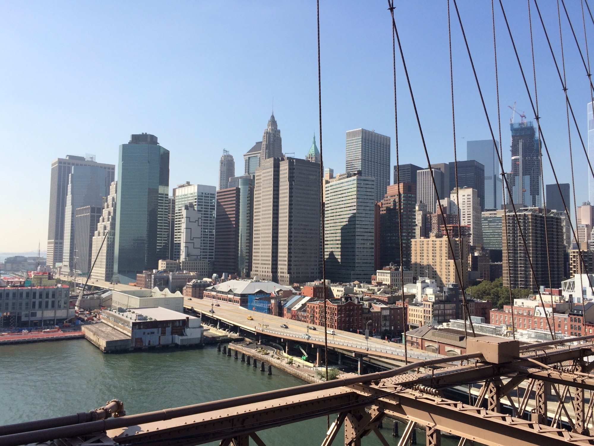 Вид с Бруклинского моста