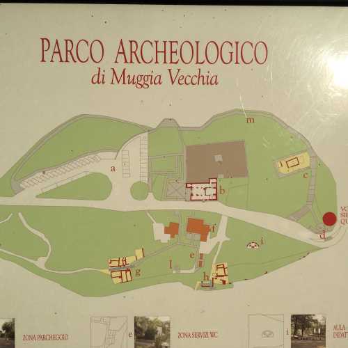 Схема архиологического парка