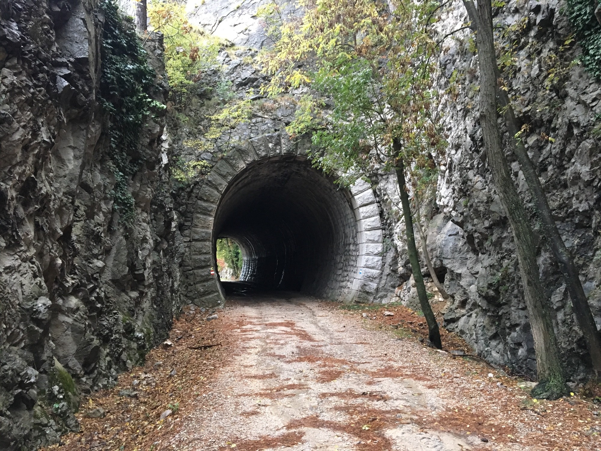 Бывший железнодорожный тоннель, переоборудован под велодорожку