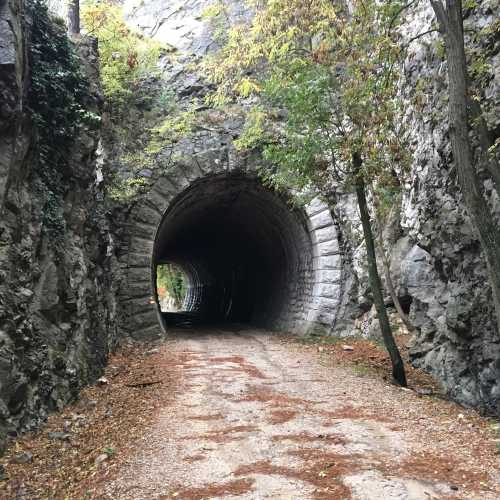Бывший железнодорожный тоннель, переоборудован под велодорожку