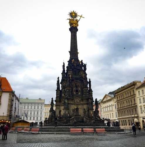 Колонна Пресвятой Троицы — чумной столб, расположенный на Верхней площади в Оломоуце, Чехия. В 2000 году Колонна Пресвятой Троицы была внесена в число памятников Всемирного наследия как выдающееся произведение центрально-европейского барокко.