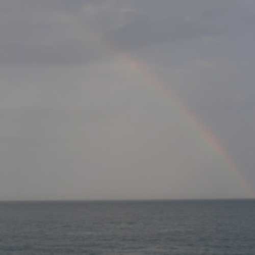Eng of rainbow, Lastochkino Gnezdo, Yalta, Crimea, 11/07/2012