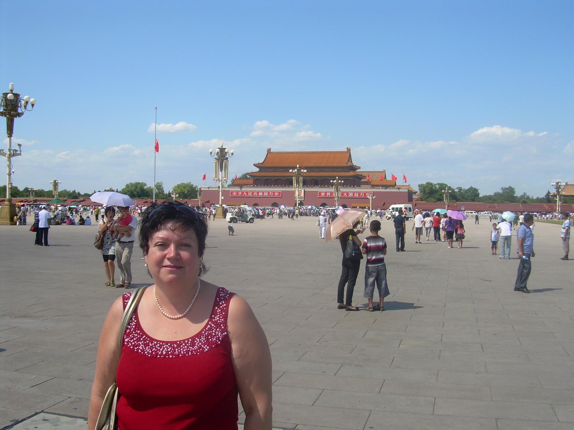 Пекин, на Тянь- Аньменьской площади