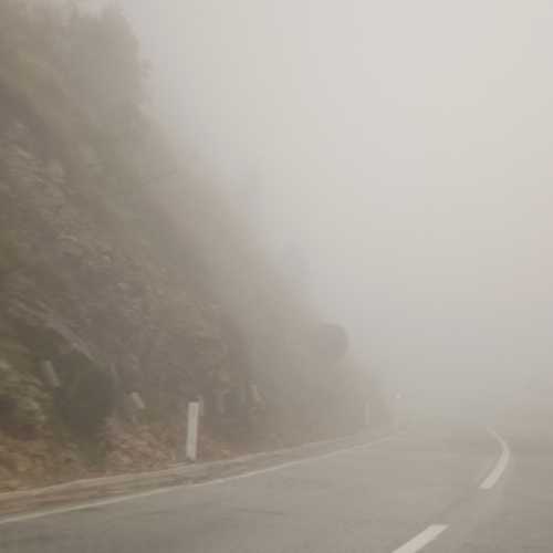 туман по дороге в Острог