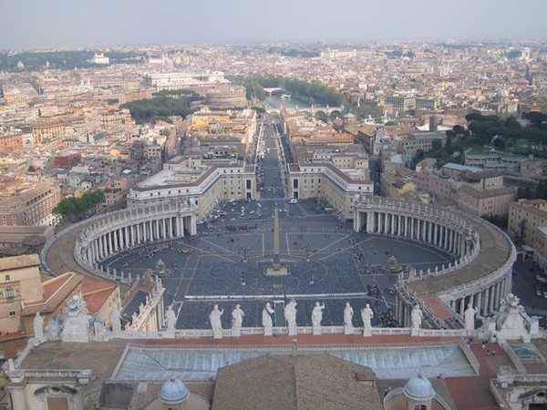вид на Рим с собора Св.Петра