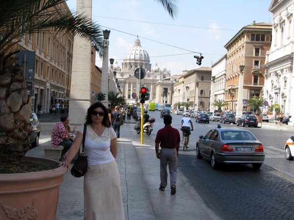 на улицах Рима