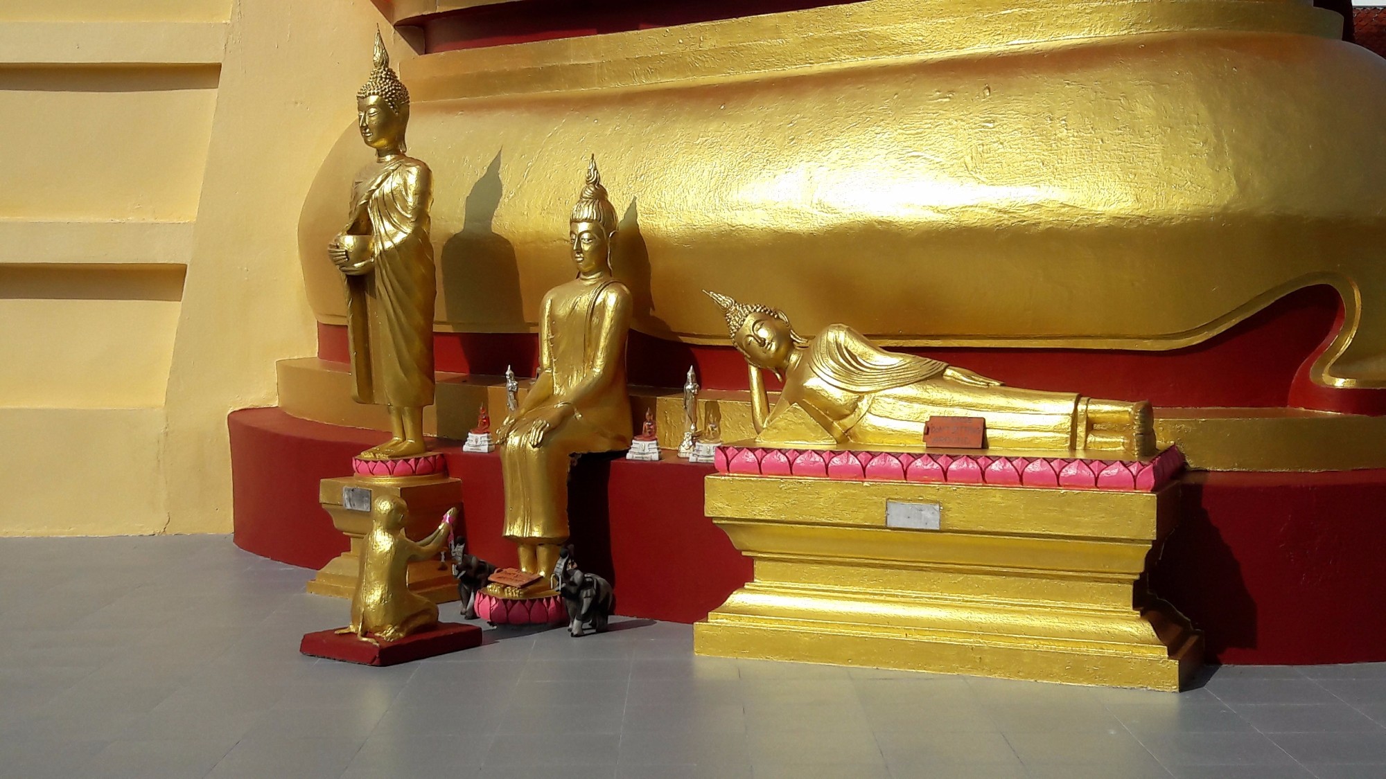 Statue of Golden Buddha — you can go there with a tour or by motorbike yorself.