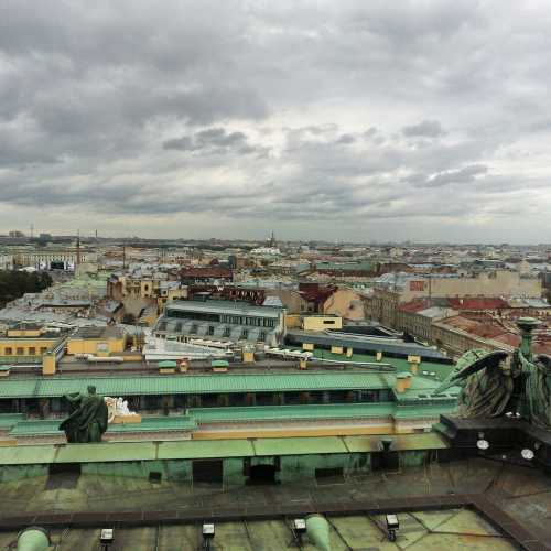 Санкт-Петербург, вид с колоннады Исаакиевского собора 