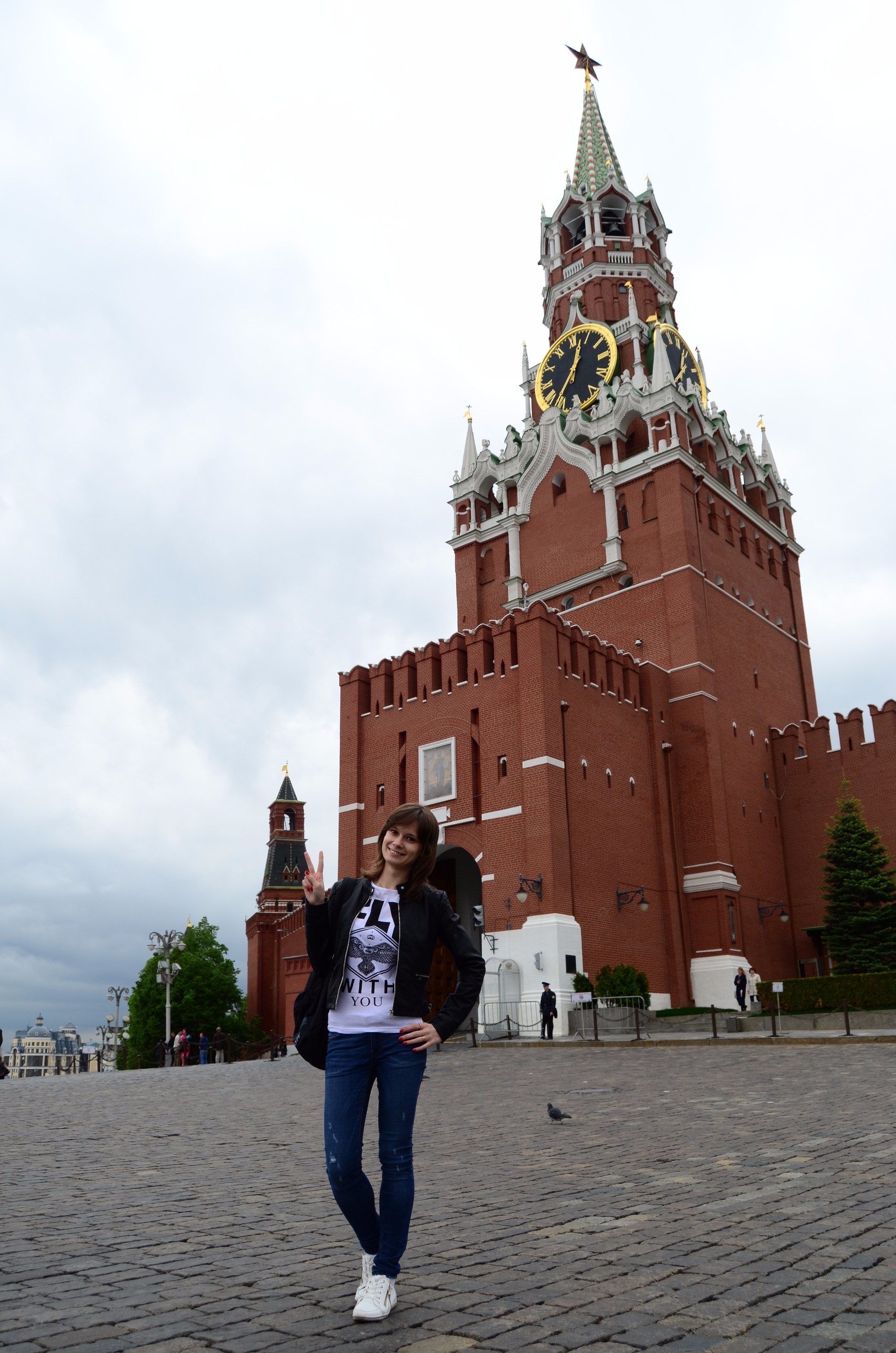 Красная площадь, Московский Кремль, Спасская башня