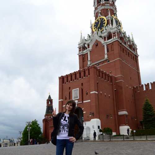 Красная площадь, Московский Кремль, Спасская башня