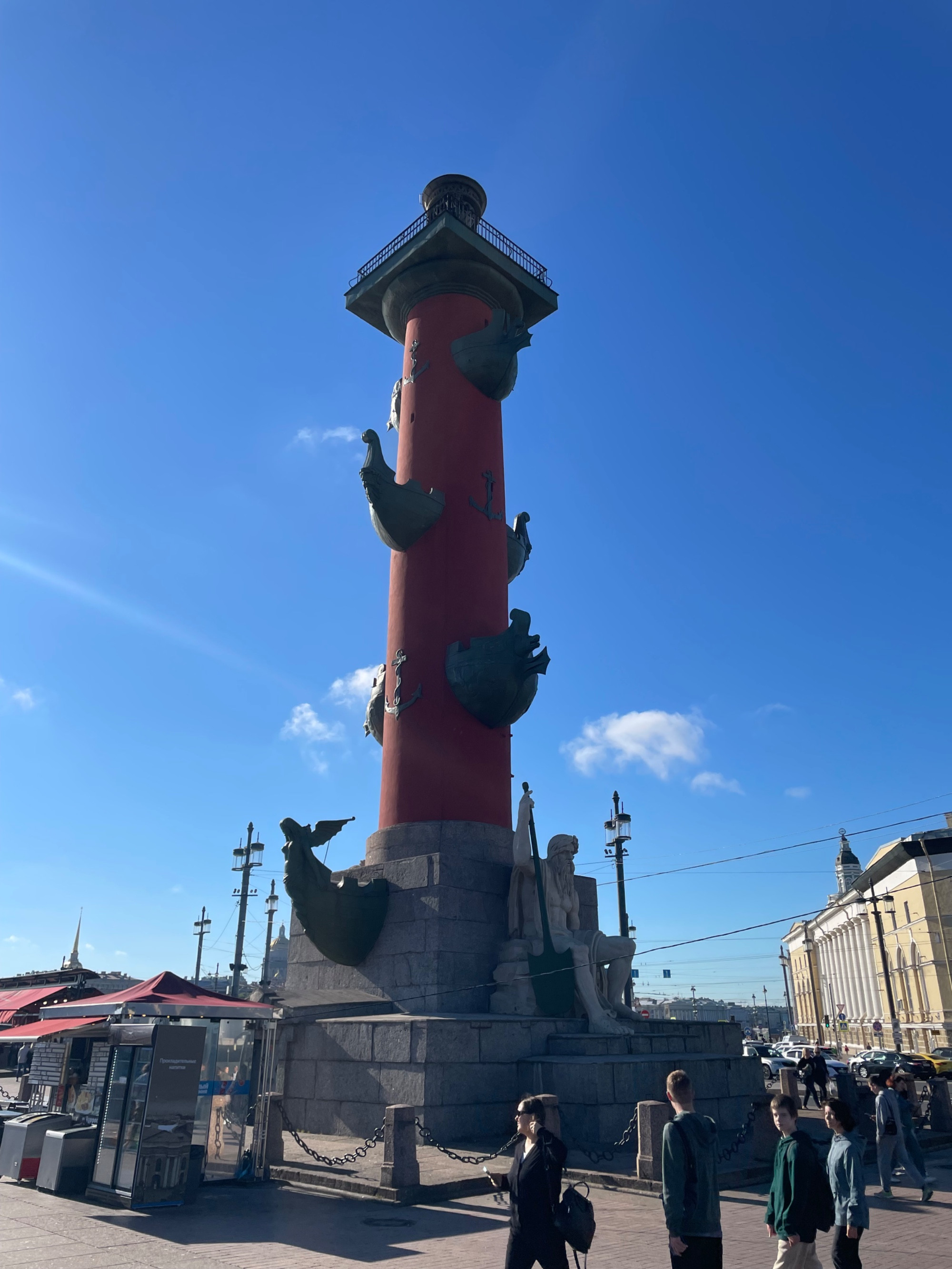 Rostral columns Saint-Petersburg, Russia