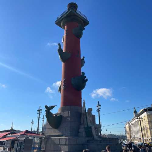 Rostral columns Saint-Petersburg, Russia