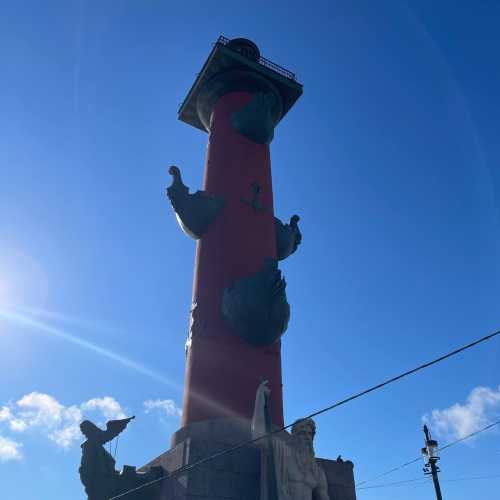 Rostral columns Saint-Petersburg, Russia