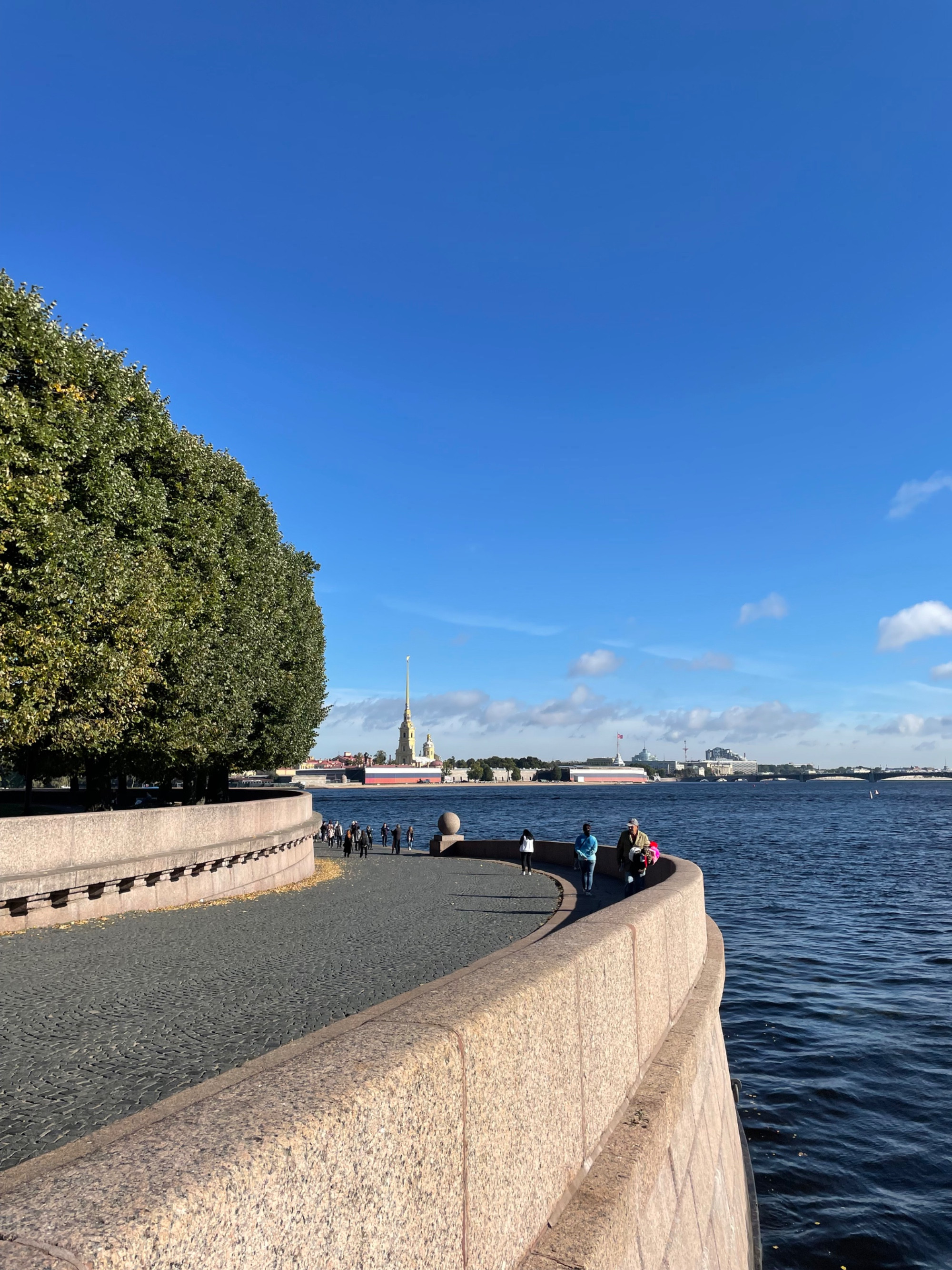 Strelka of Vasilievsky island, Russia