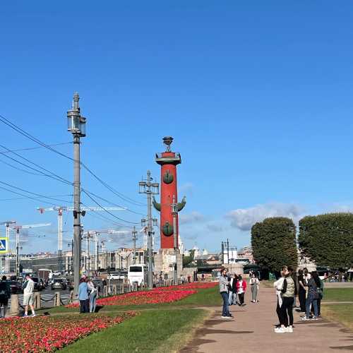 Rostral columns Saint-Petersburg, Russia