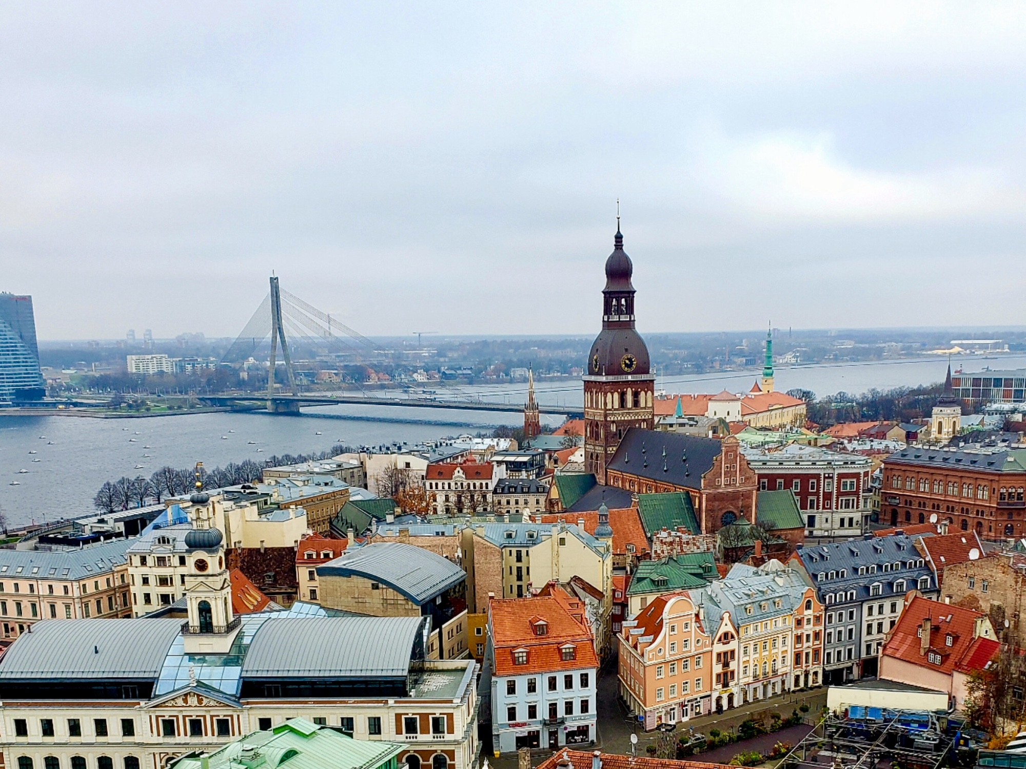 Old Town Riga.<br/>
View From St. Peter's Cathedral Tower.