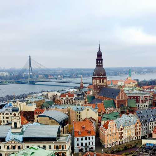 Old Town Riga.<br/>
View From St. Peter's Cathedral Tower.