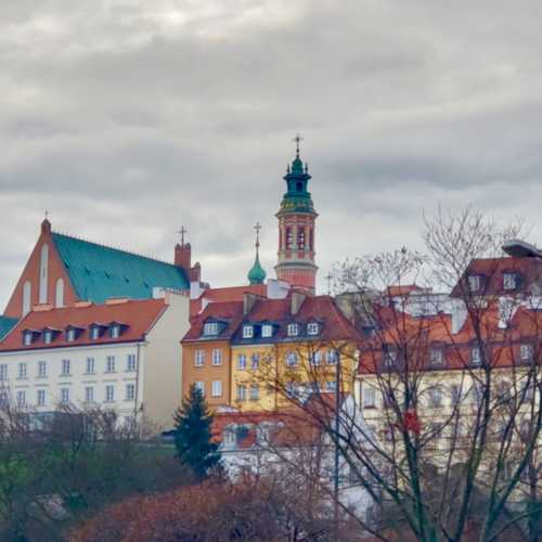 Old Town Warsaw.<br/>
View From Vistula River.
