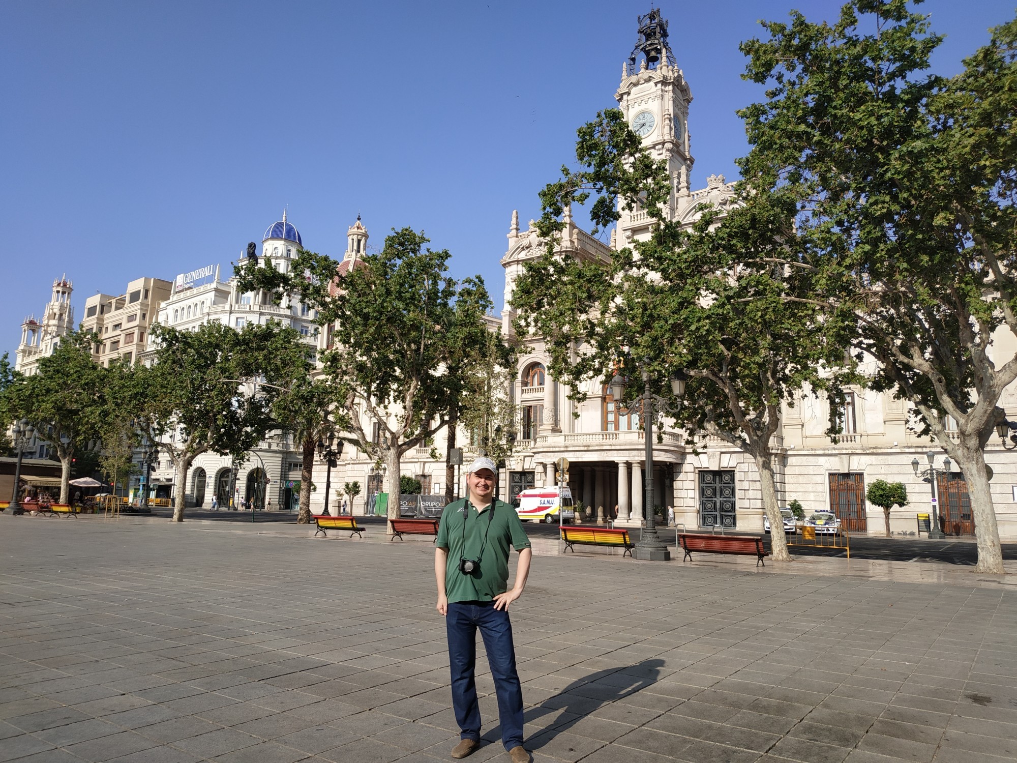 Валенсия. Я на площади Администрации. (29.07.2018)