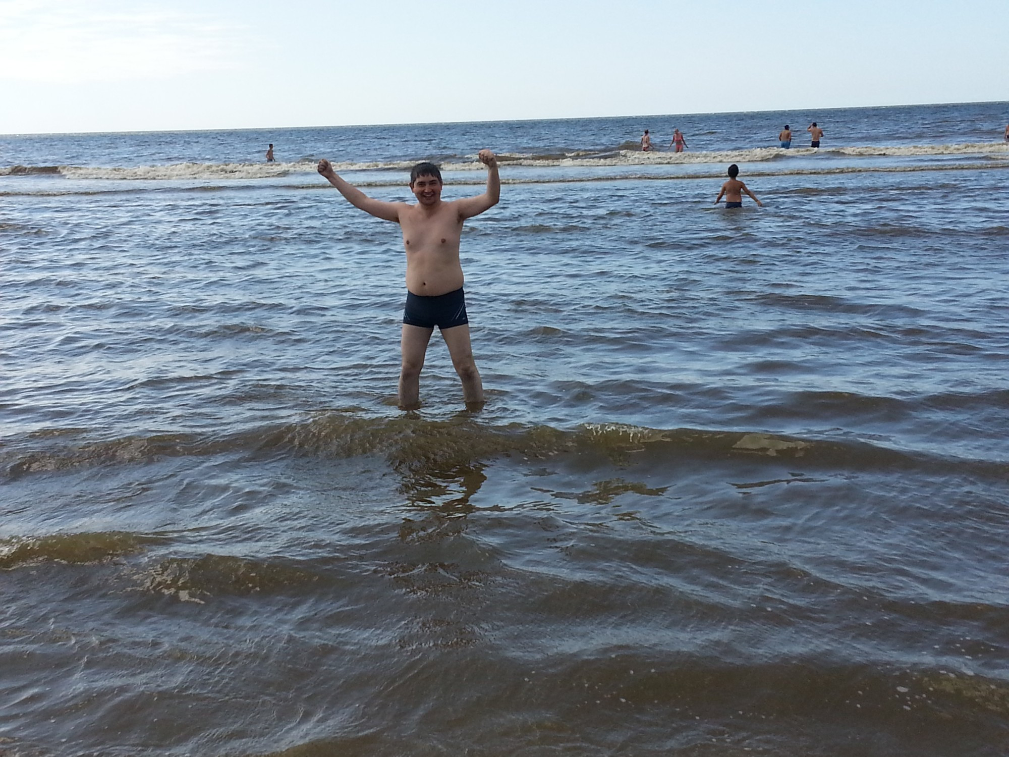 Зандвоорт-аан-Зее. Я на пляже на Северном море. (19.07.2013)