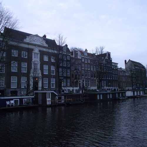 Амстердам. Дома на канале Ньиуве Кайзерграхт. (09.01.2018)