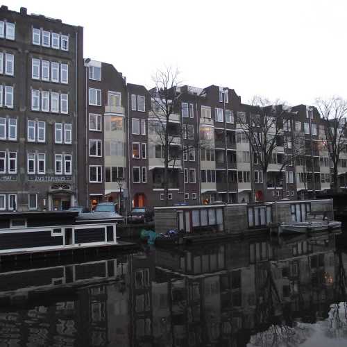 Амстердам. Дома на канале Ньиуве Кайзерграхт. (09.01.2018)