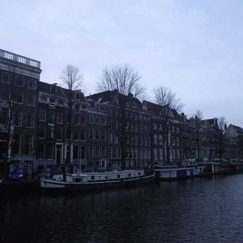 Амстердам. Канал Ньиуве Кайзерграхт. (09.01.2018)