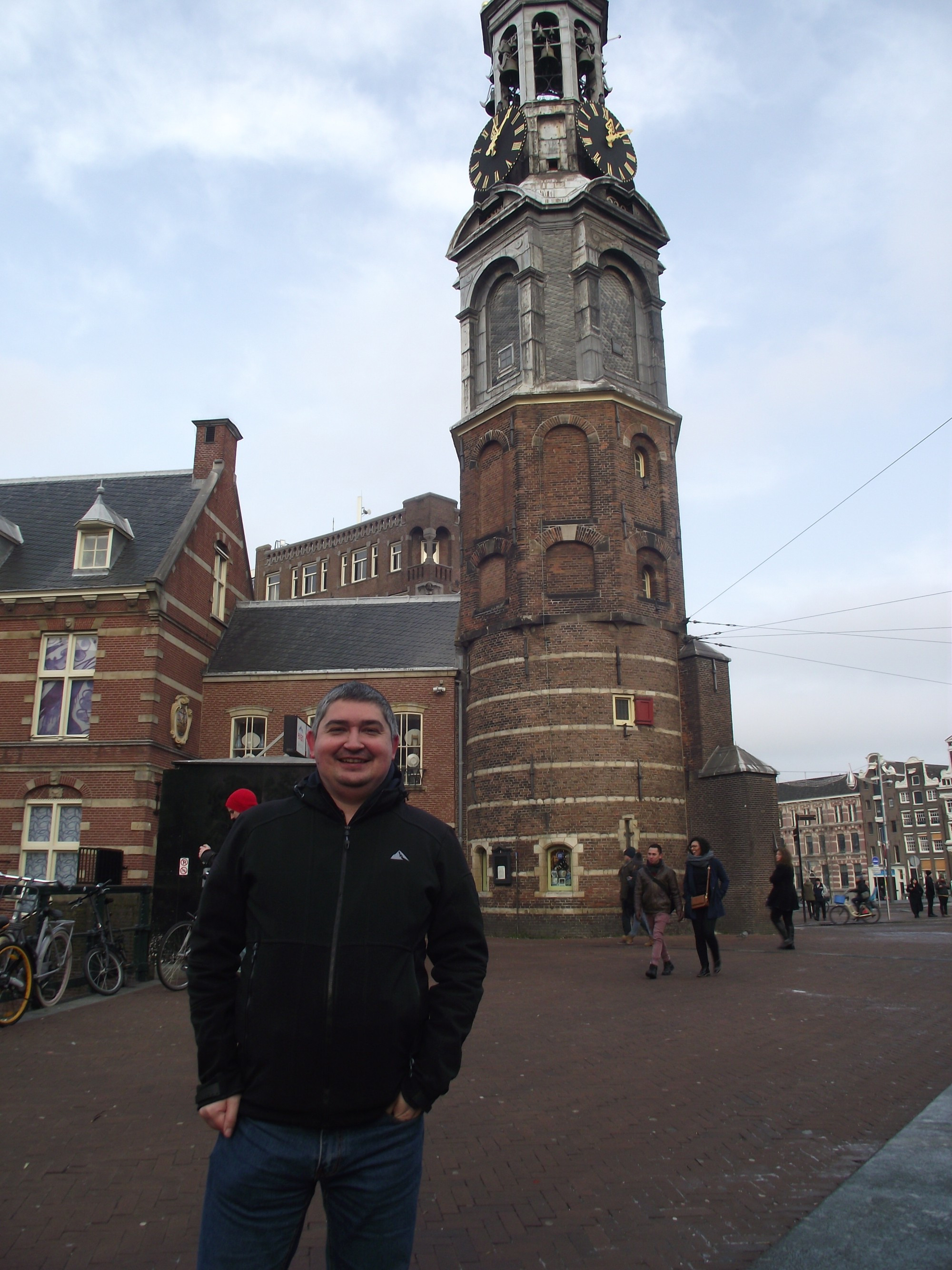 Амстердам. Я у Монетной башни. (09.01.2018)