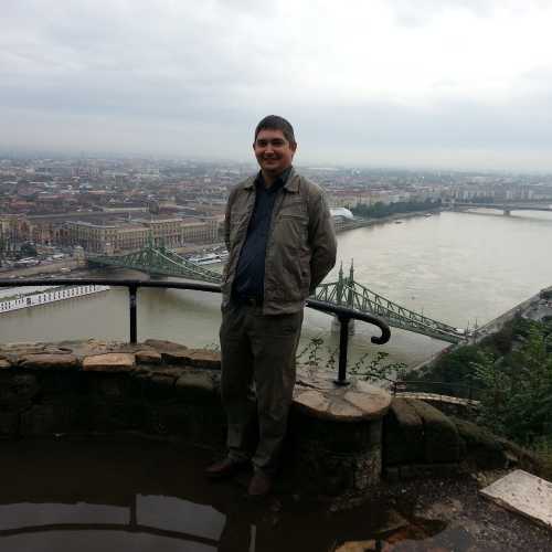 Будапешт. Я на горе Геллерт. (15.09.2014)