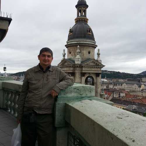 Будапешт. Я на колокольне базилики Святого Иштвана. (14.09.2014)