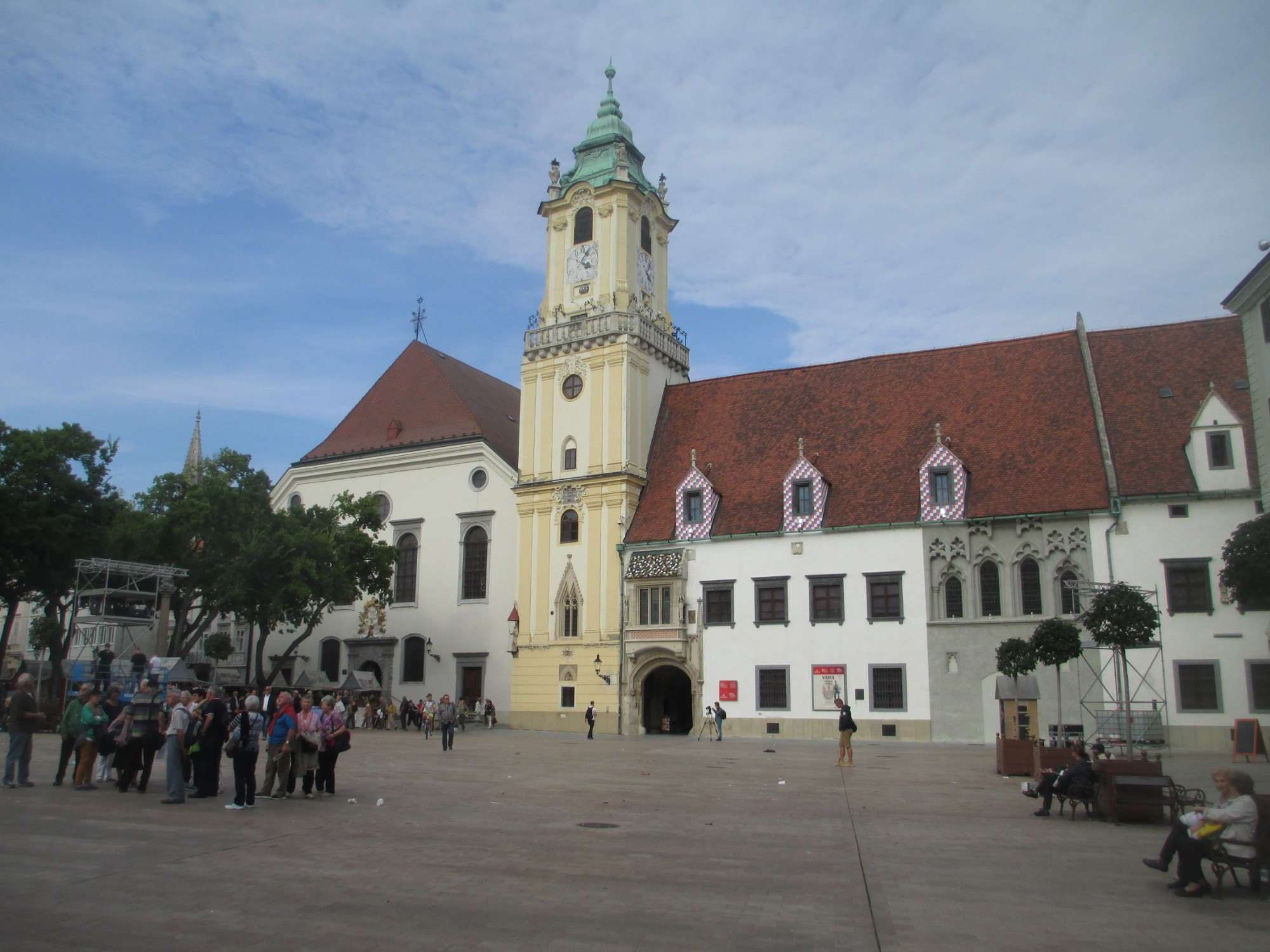 Братислава. Главная площадь. Старая ратуша. (16.09.2014)