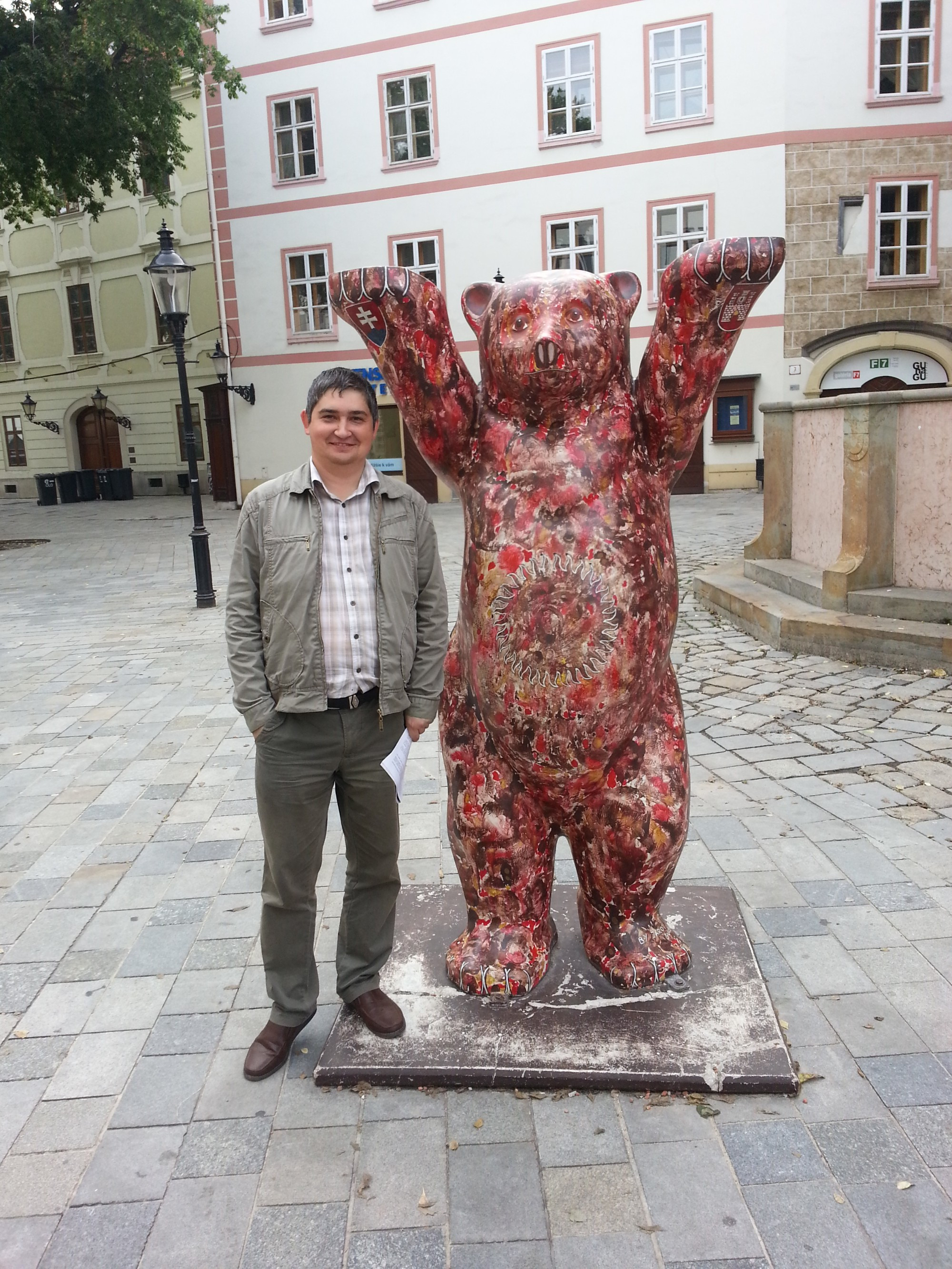 Братислава. Я и превед-медвед :) (16.09.2014)