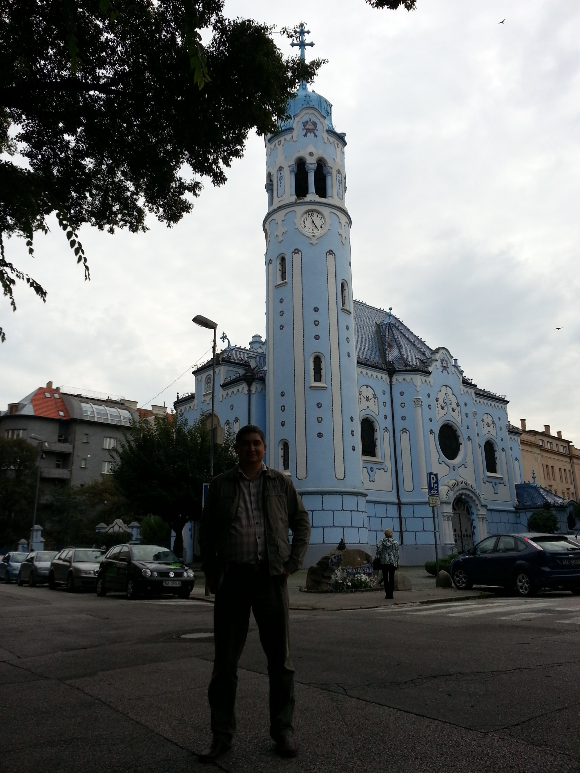 Братислава. Я у Синего Костела. (16.09.2014)